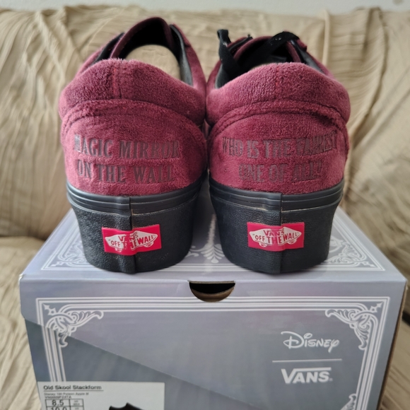 Vans x Disney Old Skool Stackform Poison Apple Like New Size 10 Women 8.5 Men - Picture 8 of 15